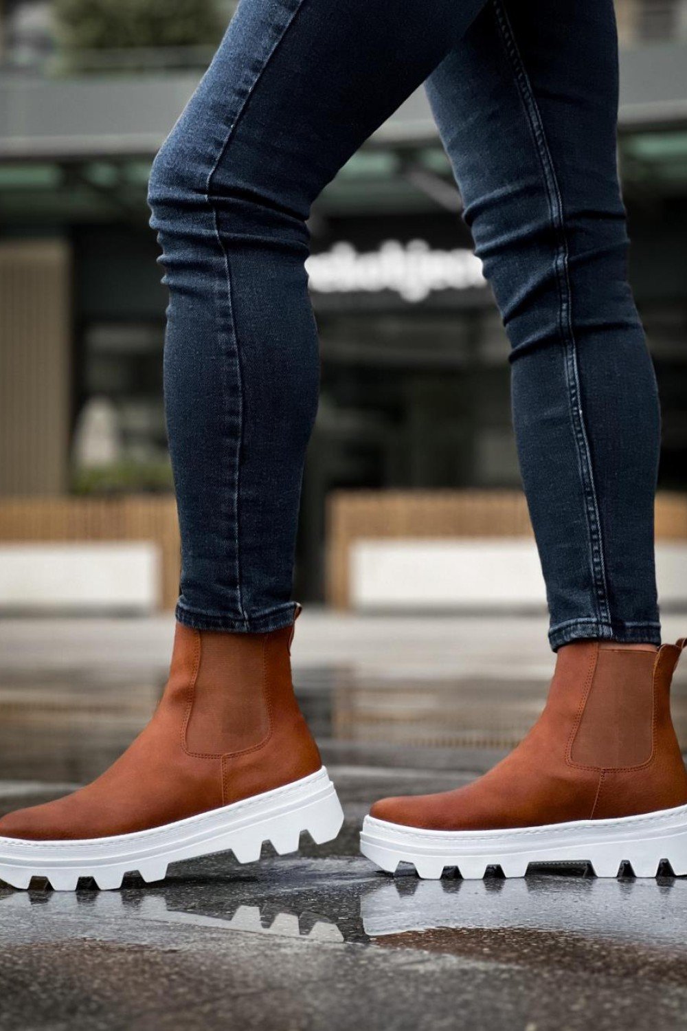 KN113 Knack Yüksek Taban Chelsea Bot Taba