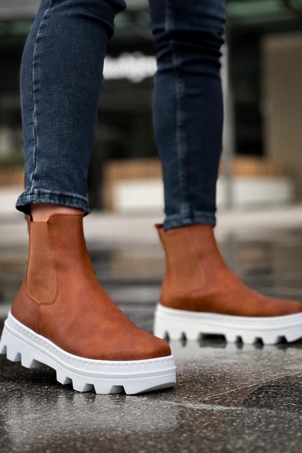 KN113 Knack Yüksek Taban Chelsea Bot Taba