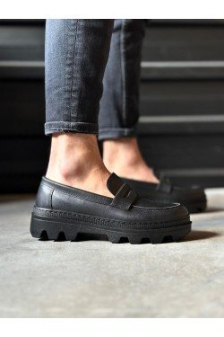 KN779 Knack Yüksek Taban Klasik Ayakkabı Siyah (Siyah Taban) KN779 Knack Yüksek Taban Klasik Ayakkabı Siyah (Siyah Taban)