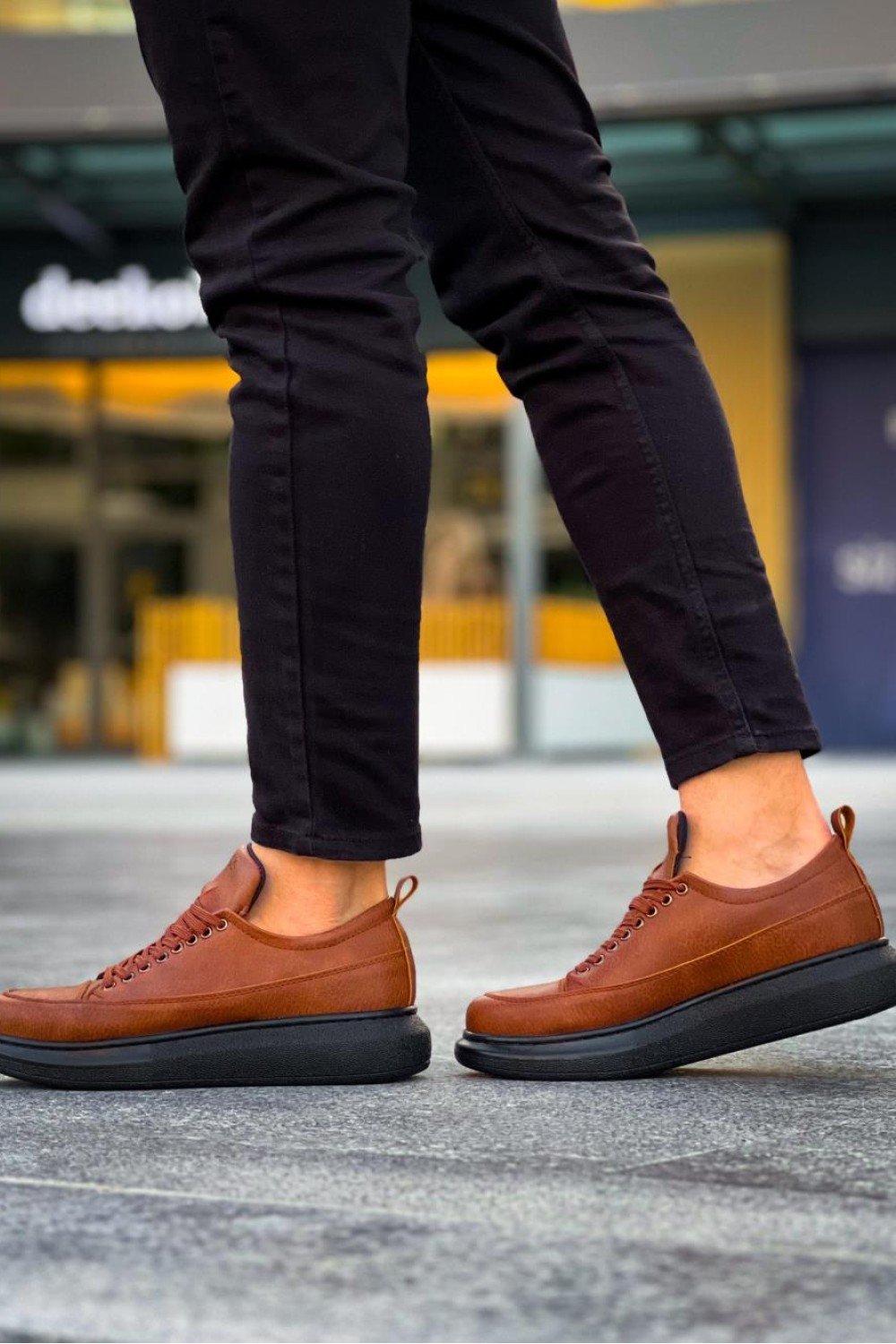 KN814 Knack Günlük Ayakkabı Taba (Siyah Taban)