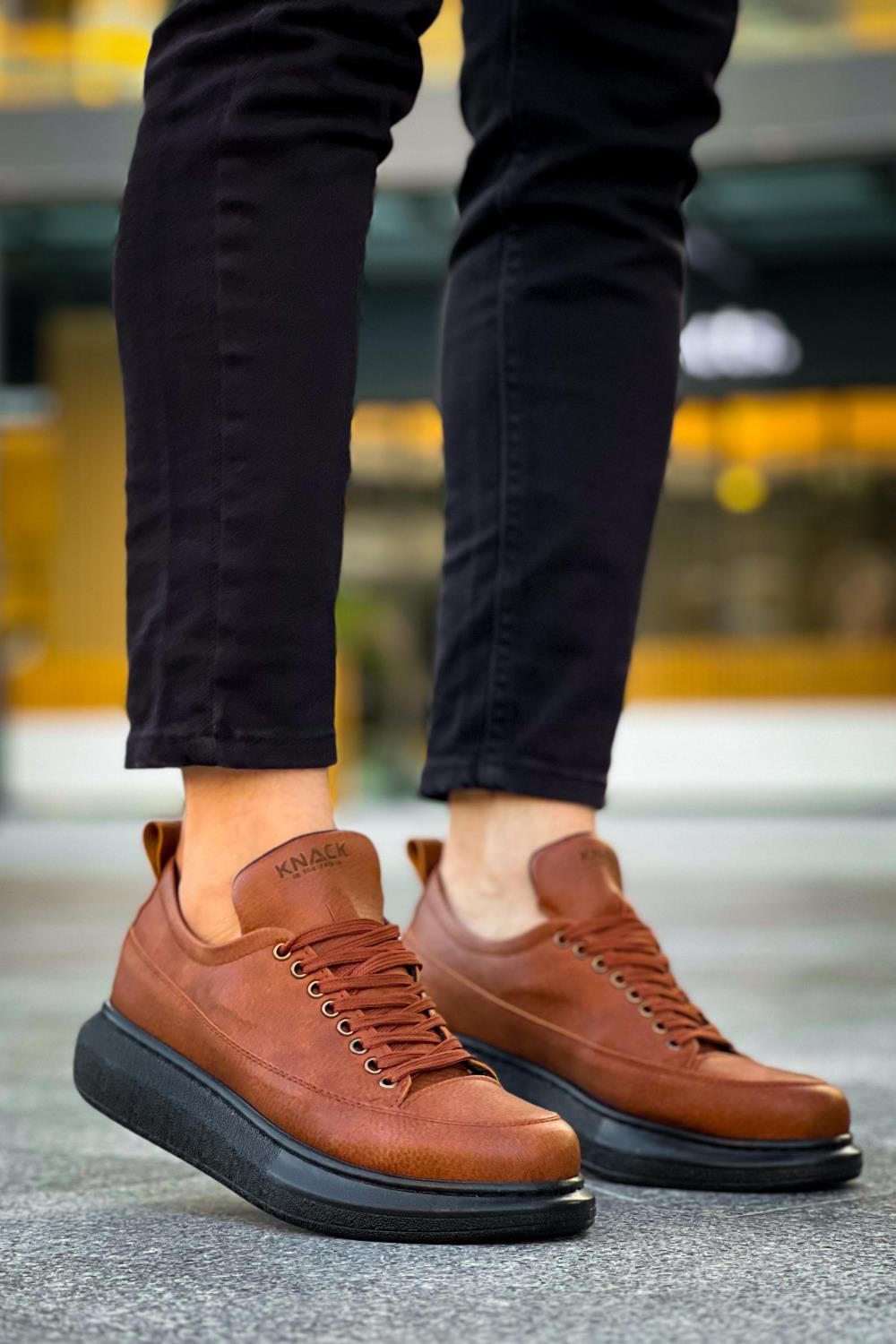 KN814 Knack Günlük Ayakkabı Taba (Siyah Taban)