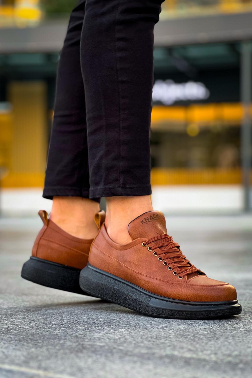 KN814 Knack Günlük Ayakkabı Taba (Siyah Taban)