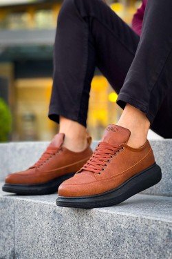 KN814 Knack Günlük Ayakkabı Taba (Siyah Taban)