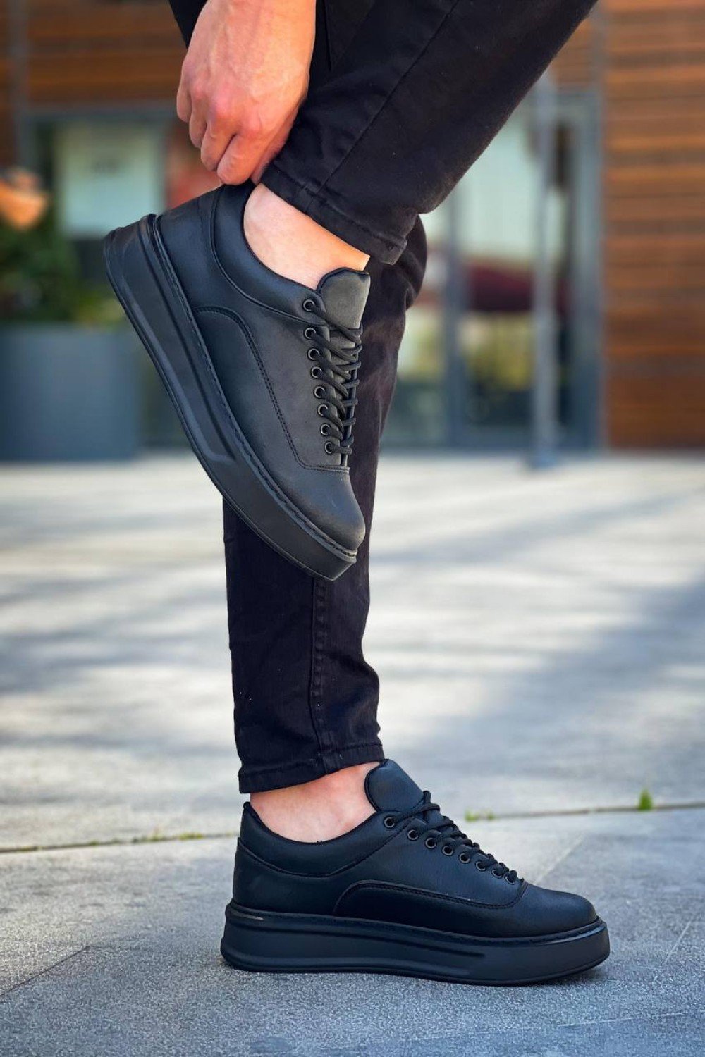 KB-005 Kuback Siyah Cilt Siyah Taban Bağcıklı Günlük Erkek Ayakkabı KB-005 Kuback Siyah Cilt Siyah Taban Bağcıklı Günlük Erkek Ayakkabı