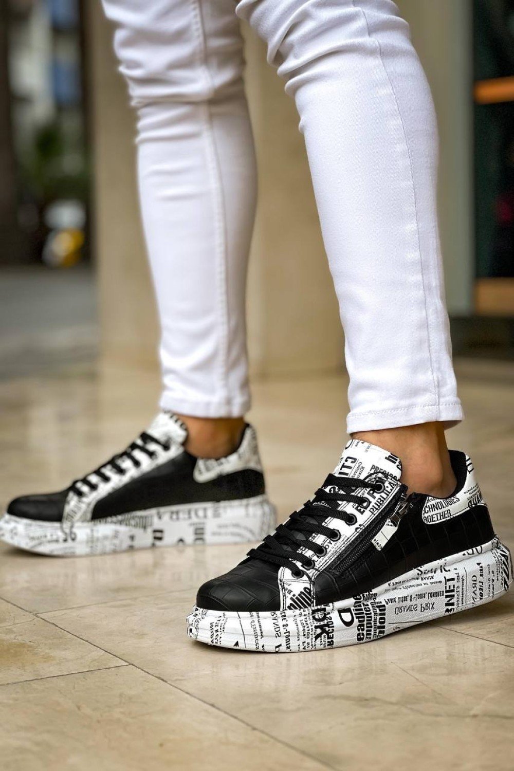 KB-02 Kuback Bağcıklı Crocodile Siyah Gazete Günlük Erkek Ayakkabı KB-02 Kuback Bağcıklı Crocodile Siyah Gazete Günlük Erkek Ayakkabı