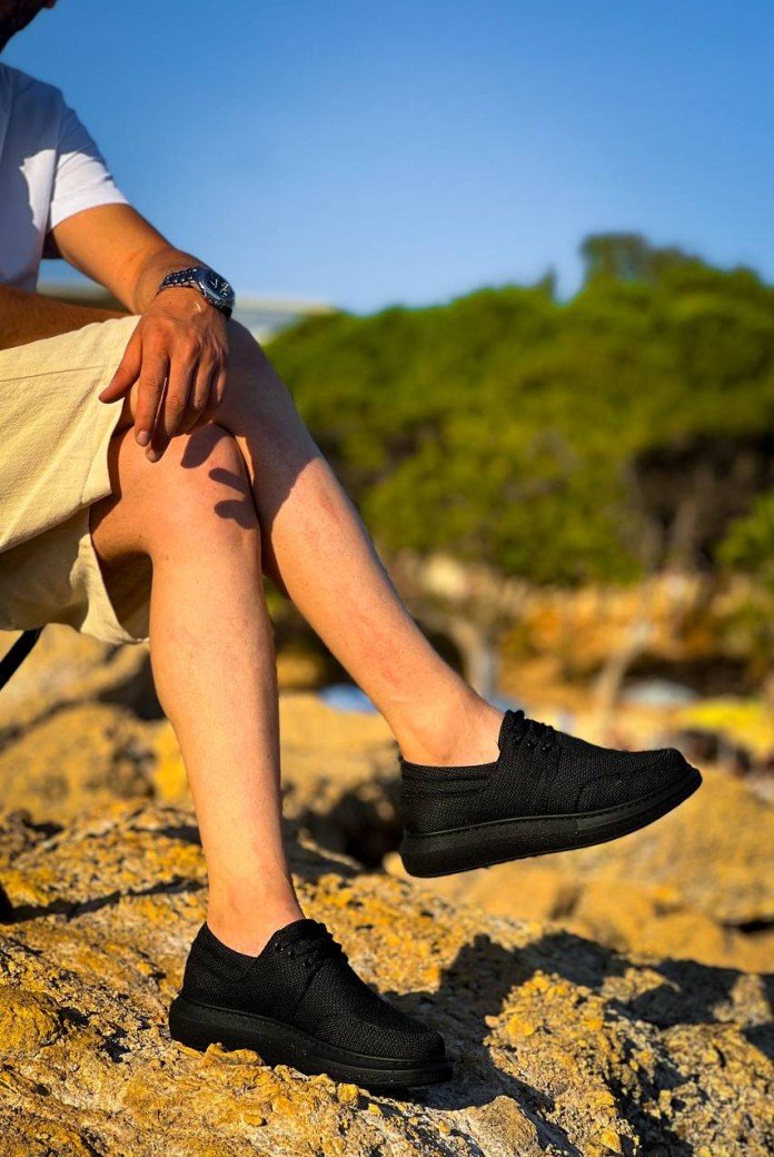 KB-042  Kuback Bağcıklı Kömür Günlük Erkek Ayakkabı