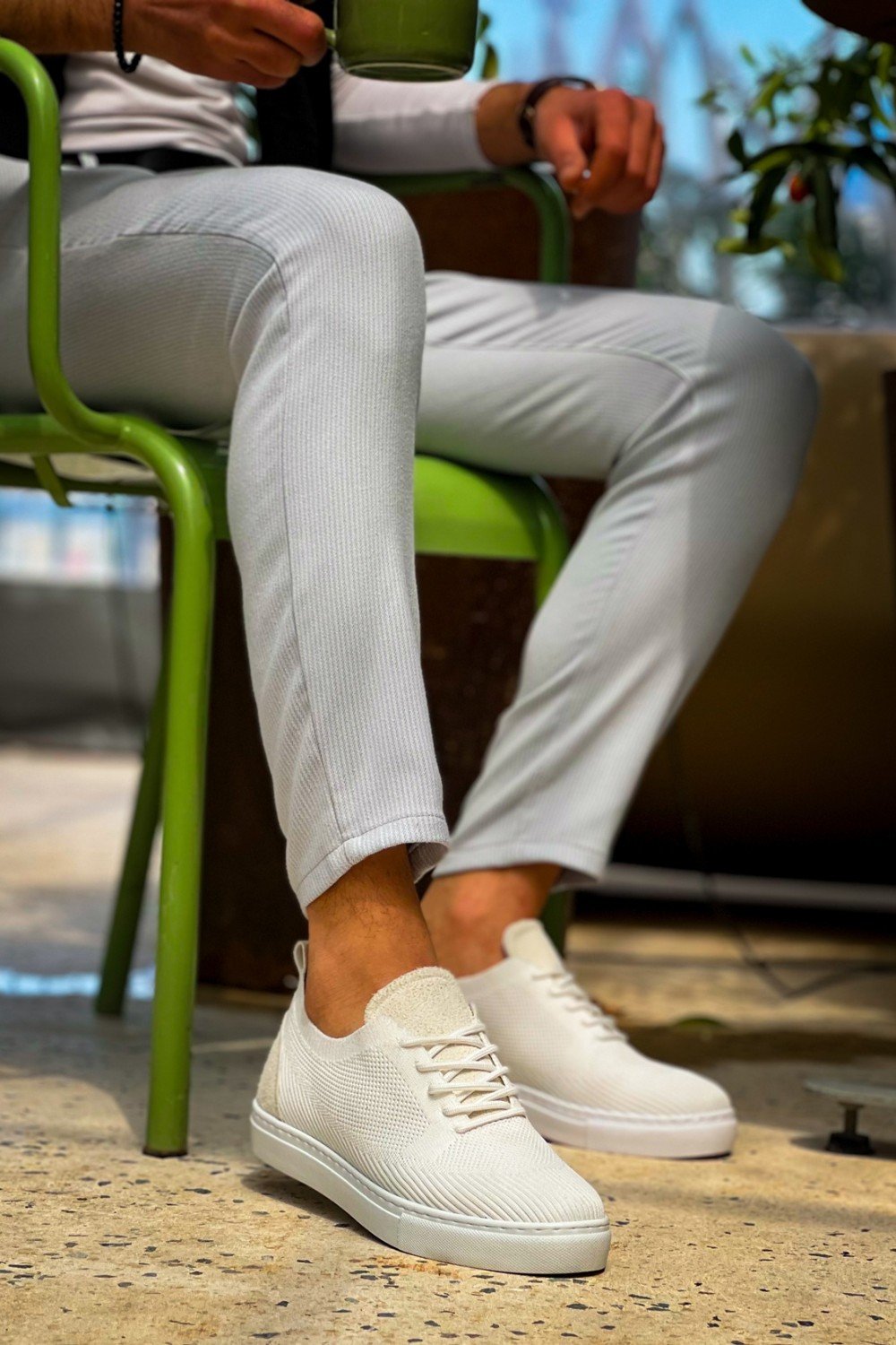 KB-101 Kuback Beyaz Triko Bağcıklı Günlük Erkek Ayakkabı KB-101 Kuback Beyaz Triko Bağcıklı Günlük Erkek Ayakkabı