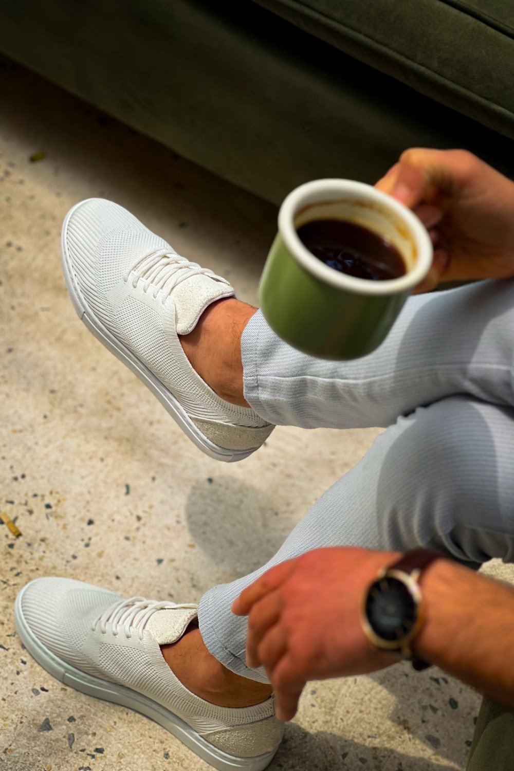 KB-101 Kuback Beyaz Triko Bağcıklı Günlük Erkek Ayakkabı KB-101 Kuback Beyaz Triko Bağcıklı Günlük Erkek Ayakkabı