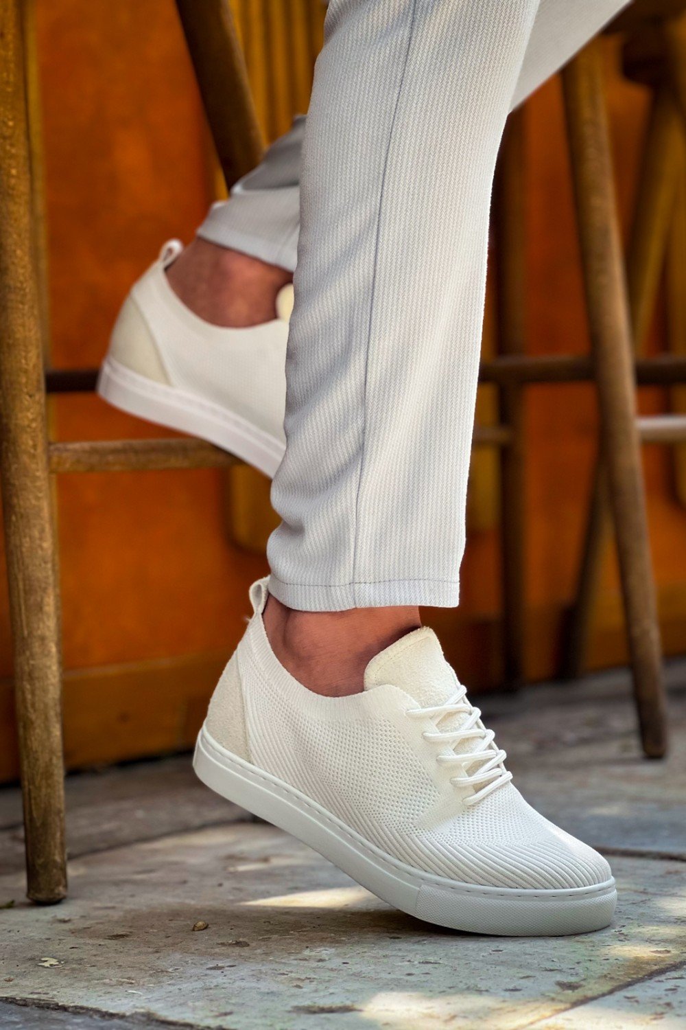 KB-101 Kuback Beyaz Triko Bağcıklı Günlük Erkek Ayakkabı KB-101 Kuback Beyaz Triko Bağcıklı Günlük Erkek Ayakkabı