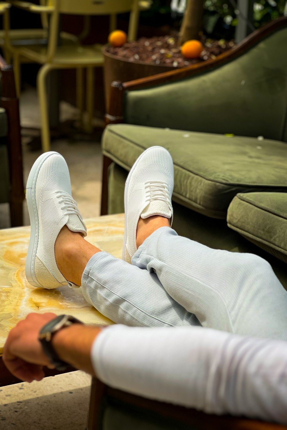 KB-101 Kuback Beyaz Triko Bağcıklı Günlük Erkek Ayakkabı KB-101 Kuback Beyaz Triko Bağcıklı Günlük Erkek Ayakkabı