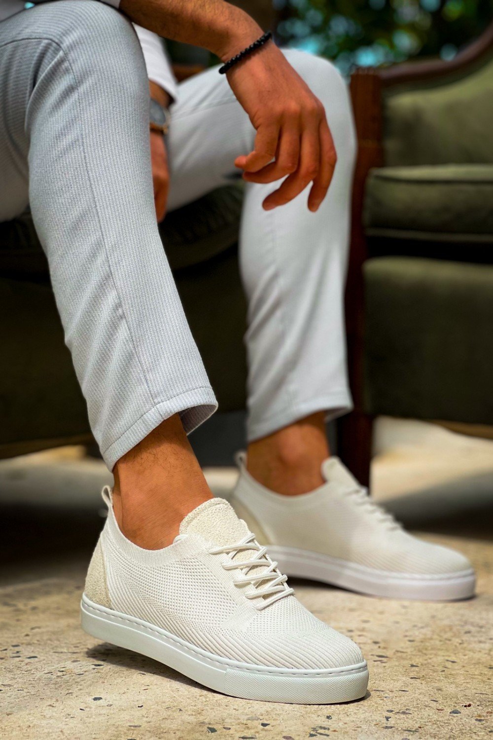 KB-101 Kuback Beyaz Triko Bağcıklı Günlük Erkek Ayakkabı KB-101 Kuback Beyaz Triko Bağcıklı Günlük Erkek Ayakkabı