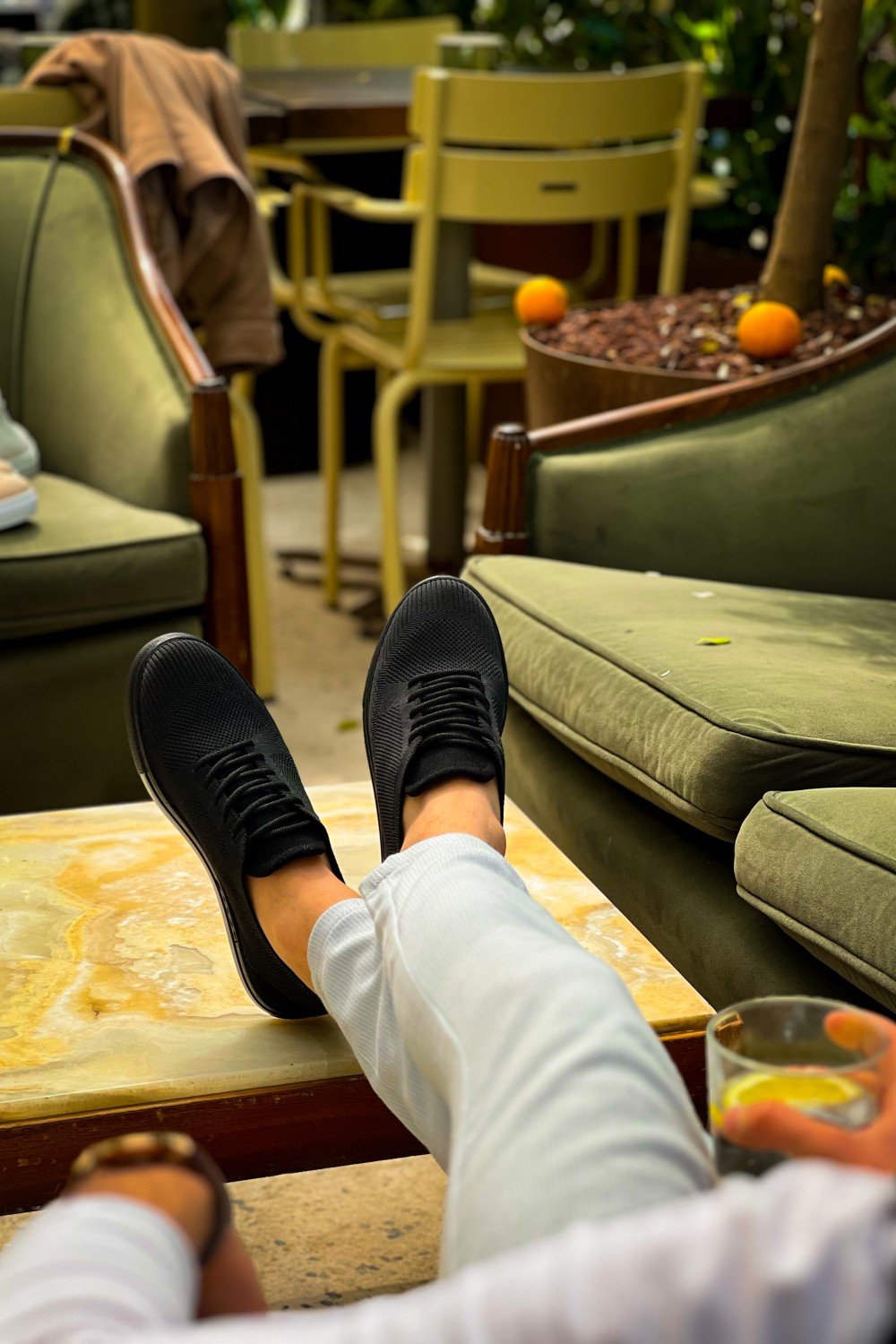 KB-101 Kuback Kömür Triko Bağcıklı Günlük Erkek Ayakkabı