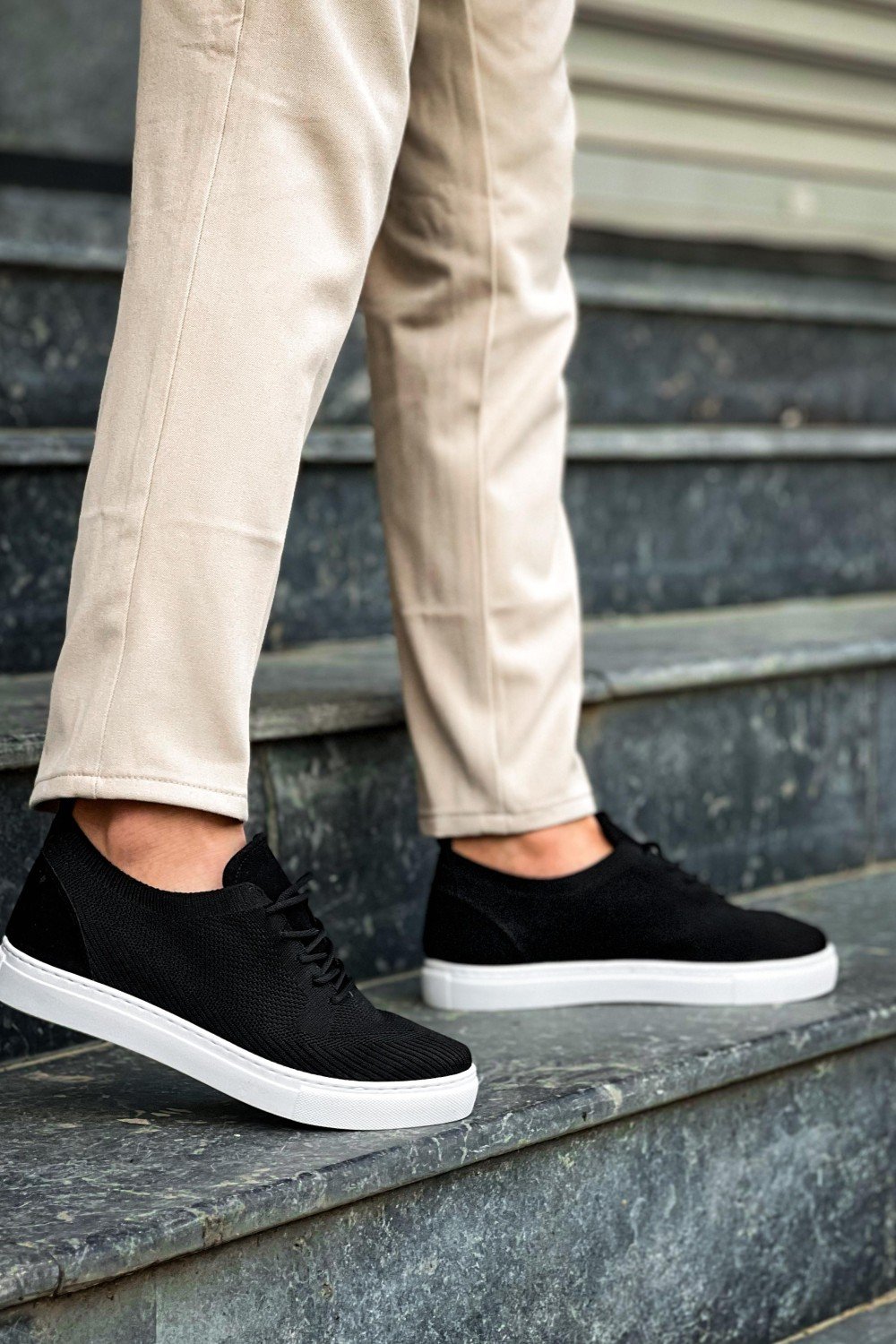 KB-101 Kuback Siyah Triko Bağcıklı Günlük Erkek Ayakkabı KB-101 Kuback Siyah Triko Bağcıklı Günlük Erkek Ayakkabı