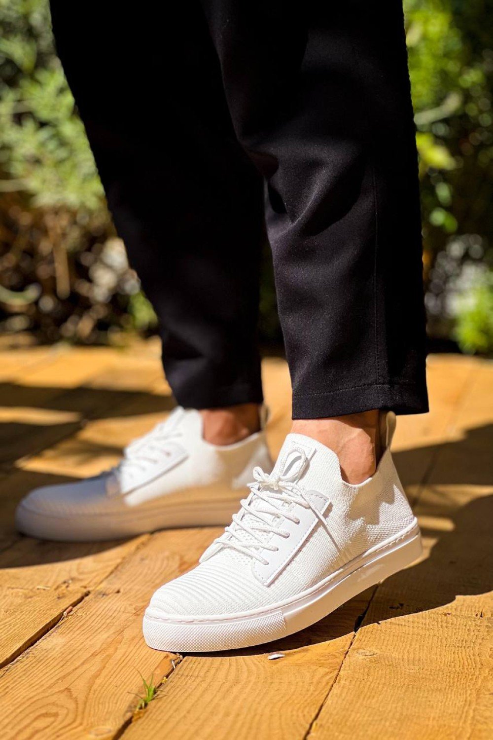 KB-110 Kuback Beyaz Triko Yüksek Taban Bağcıklı Günlük Erkek Ayakkabı KB-110 Kuback Beyaz Triko Yüksek Taban Bağcıklı Günlük Erkek Ayakkabı