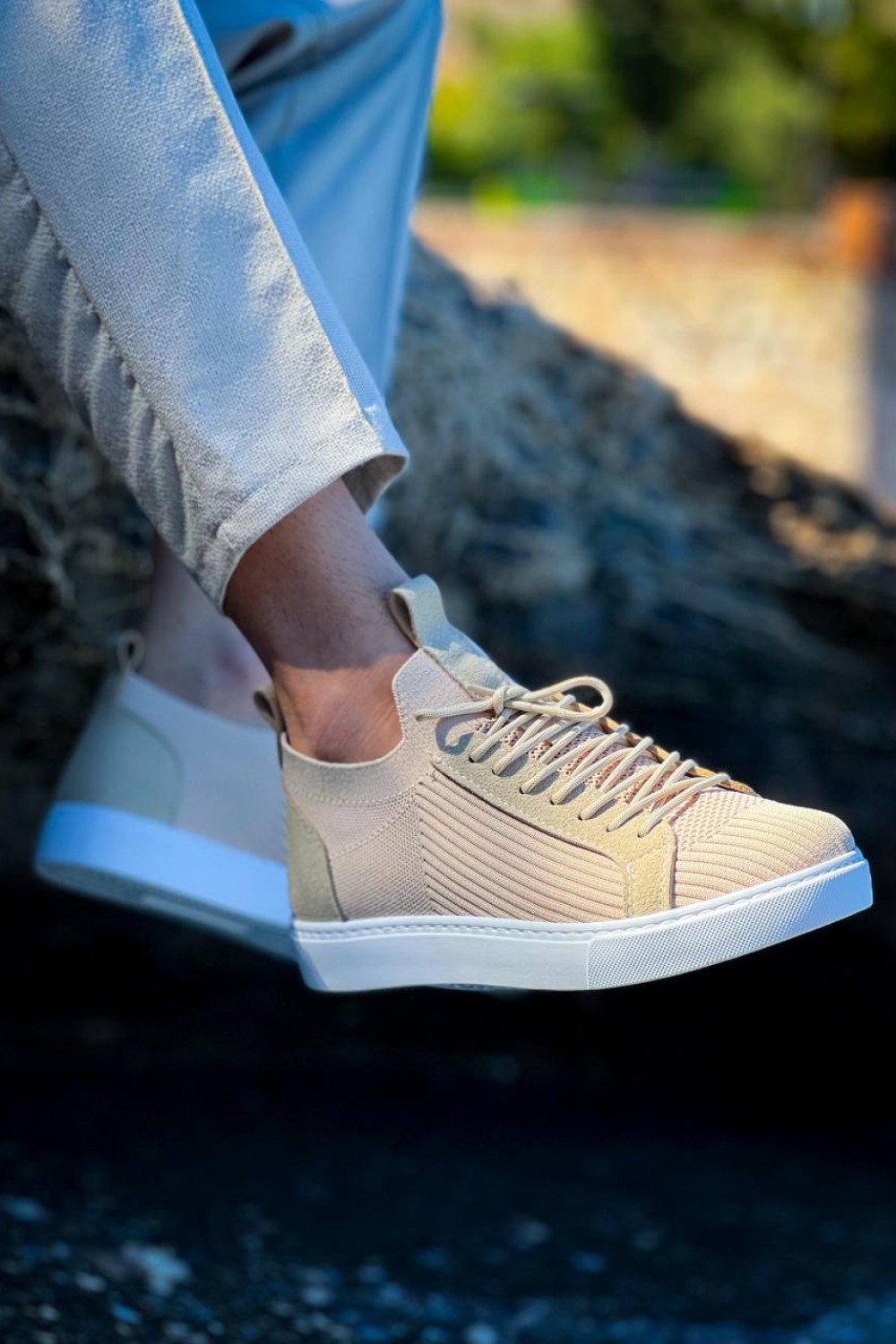 KB-112 Kuback Bej Triko Bağcıklı Günlük Erkek Ayakkabı KB-112 Kuback Bej Triko Bağcıklı Günlük Erkek Ayakkabı