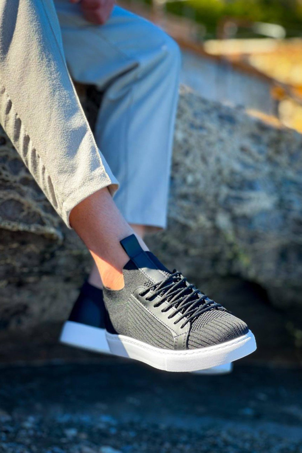 KB-112 Kuback Siyah Triko Bağcıklı Günlük Erkek Ayakkabı KB-112 Kuback Siyah Triko Bağcıklı Günlük Erkek Ayakkabı