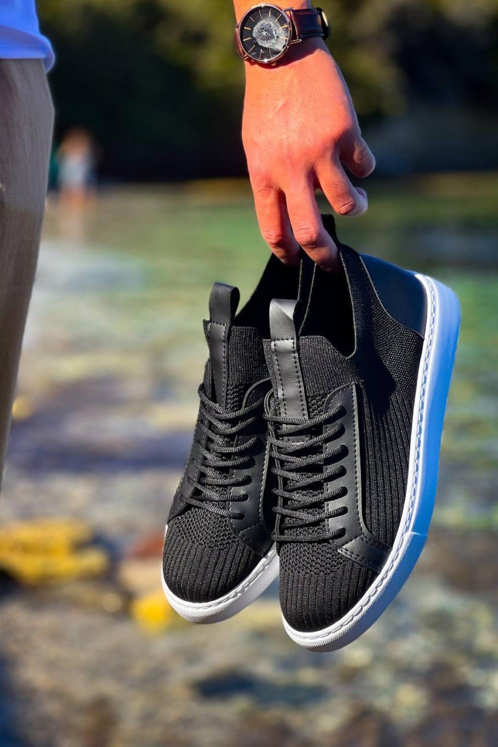 KB-112 Kuback Siyah Triko Bağcıklı Günlük Erkek Ayakkabı KB-112 Kuback Siyah Triko Bağcıklı Günlük Erkek Ayakkabı