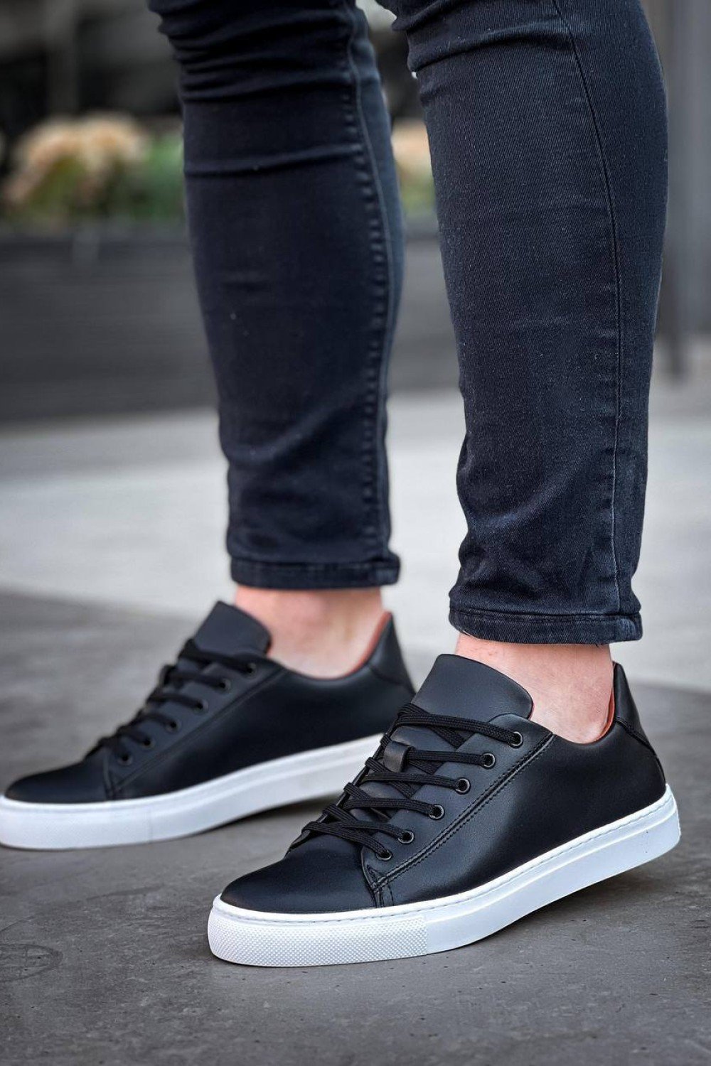 KB-122 Kuback Siyah Cilt Yüksek Taban Bağcıklı Günlük Erkek Ayakkabı KB-122 Kuback Siyah Cilt Yüksek Taban Bağcıklı Günlük Erkek Ayakkabı