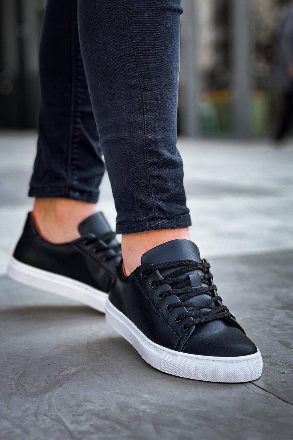 KB-122 Kuback Siyah Cilt Yüksek Taban Bağcıklı Günlük Erkek Ayakkabı KB-122 Kuback Siyah Cilt Yüksek Taban Bağcıklı Günlük Erkek Ayakkabı