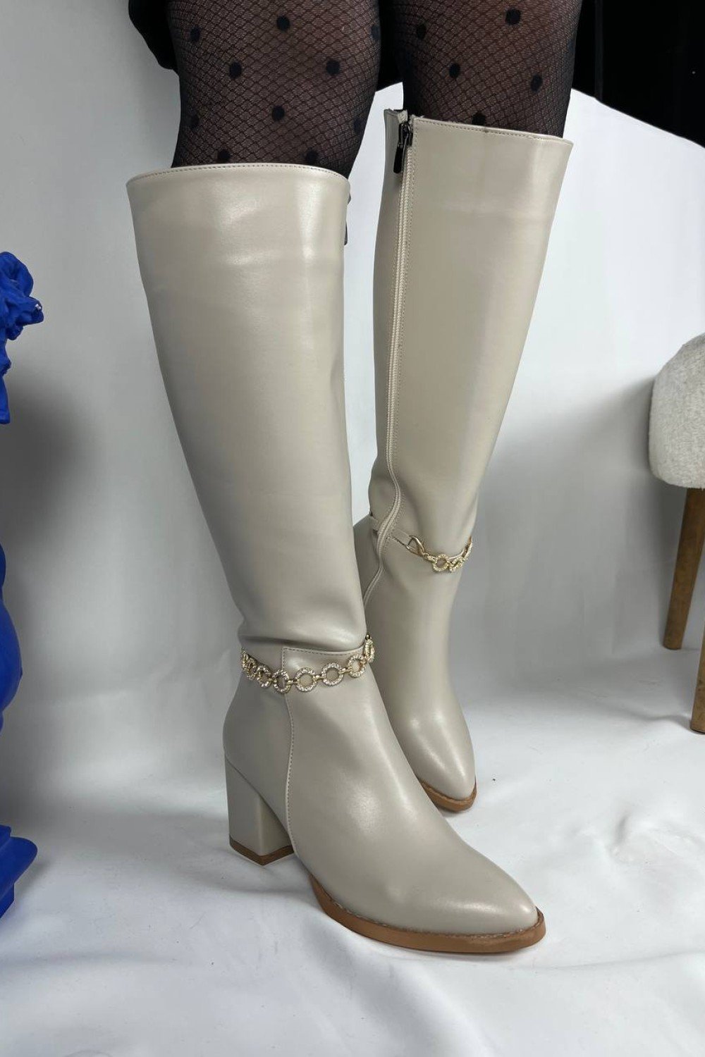 KB-505 Kuback Bej Günlük Kadın Çizme KB-505 Kuback Bej Günlük Kadın Çizme