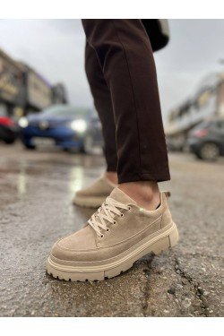 KB-702 Kuback Bej Süet Günlük Erkek Ayakkabı