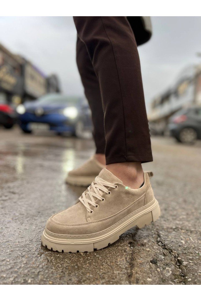 KB-702 Kuback Bej Süet Günlük Erkek Ayakkabı