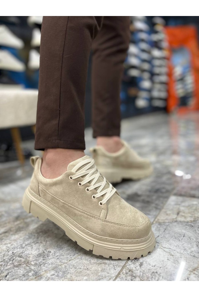 KB-702 Kuback Bej Süet Günlük Erkek Ayakkabı