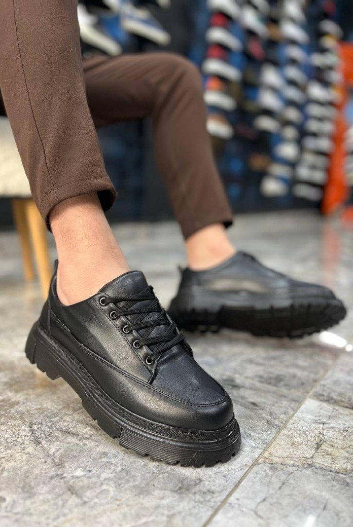 KB-702 Kuback Kömür Cilt Günlük Erkek Ayakkabı