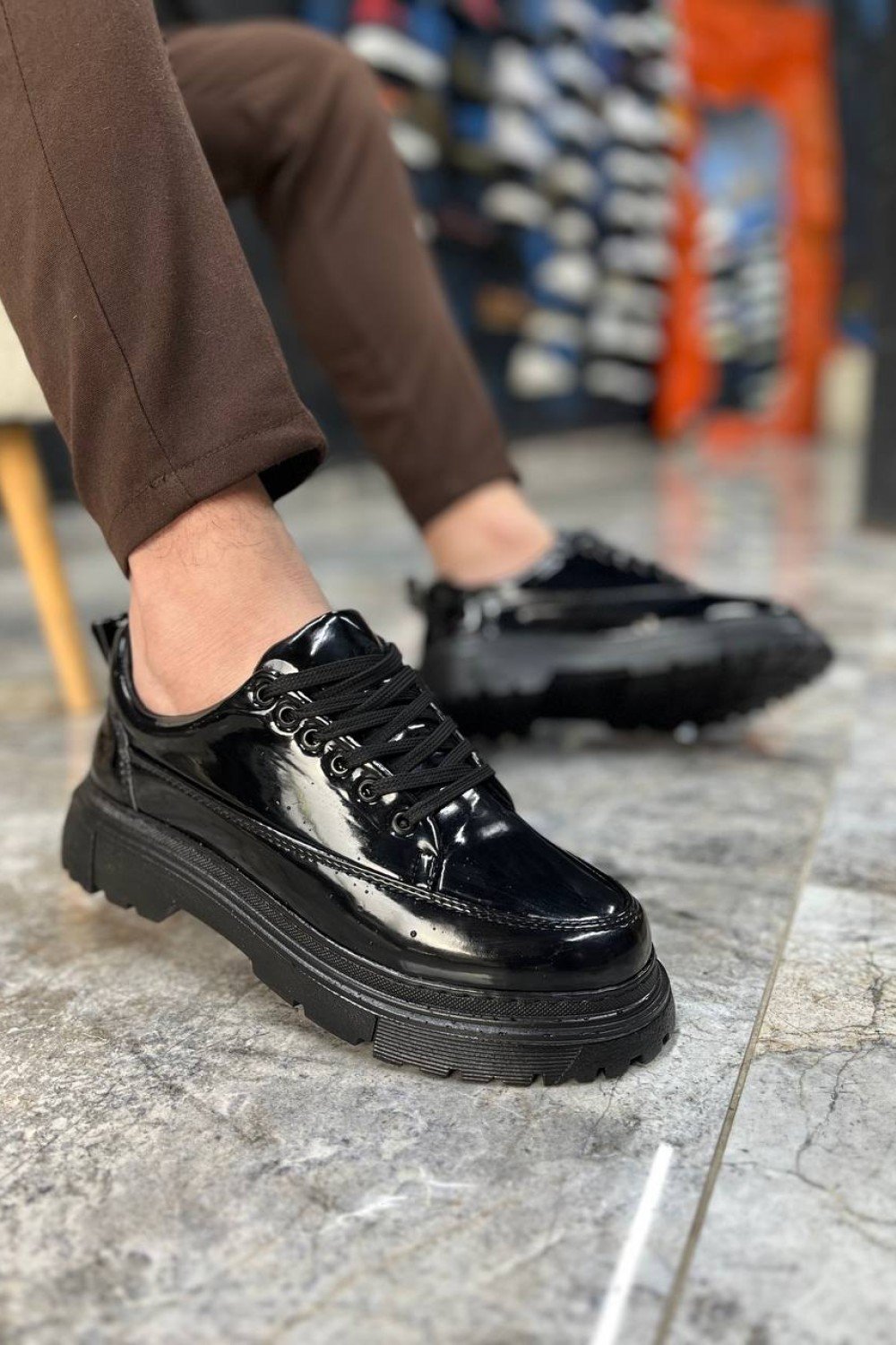 KB-702 Kuback Kömür Rugan Günlük Erkek Ayakkabı KB-702 Kuback Kömür Rugan Günlük Erkek Ayakkabı