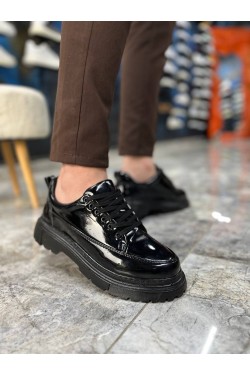 KB-702 Kuback Kömür Rugan Günlük Erkek Ayakkabı