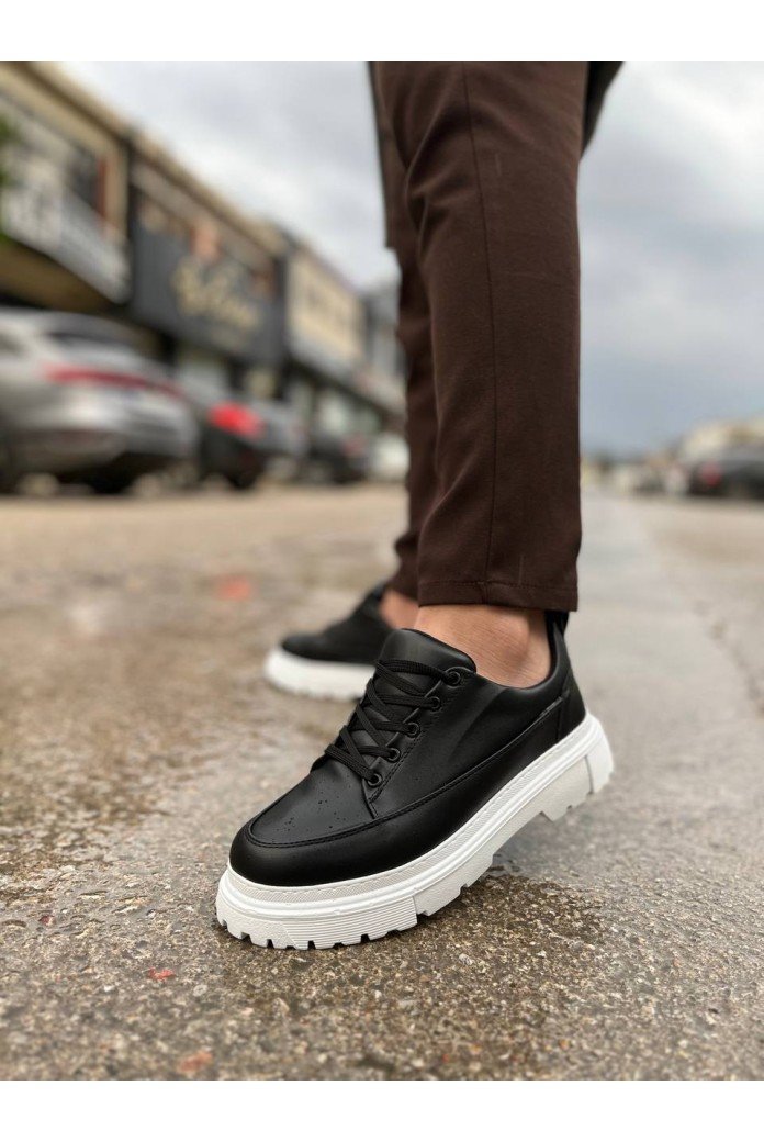 KB-702 Kuback Siyah Cilt Günlük Erkek Ayakkabı