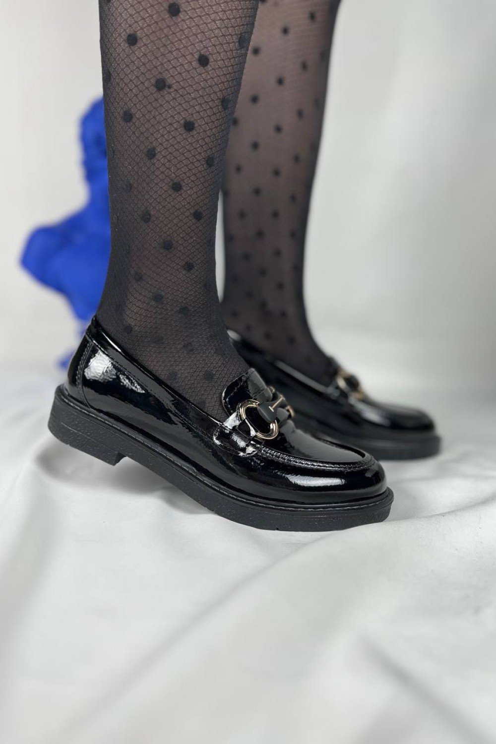 KB-801 Kuback Kömür Rugan Günlük Kadın Babet