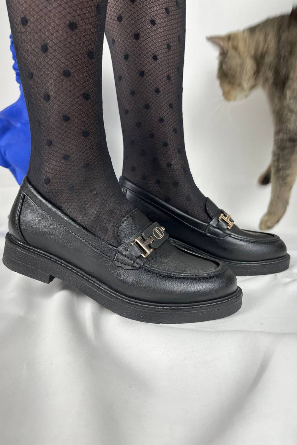 KB-802 Kuback Kömür Cilt Günlük Kadın Babet