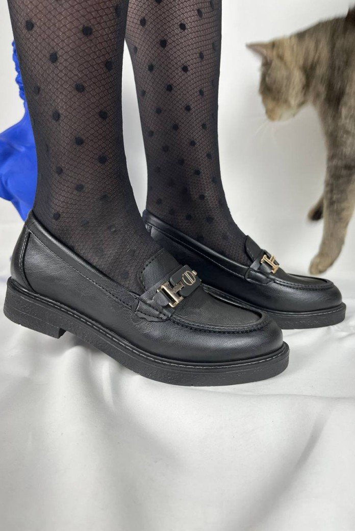 KB-802 Kuback Kömür Cilt Günlük Kadın Babet