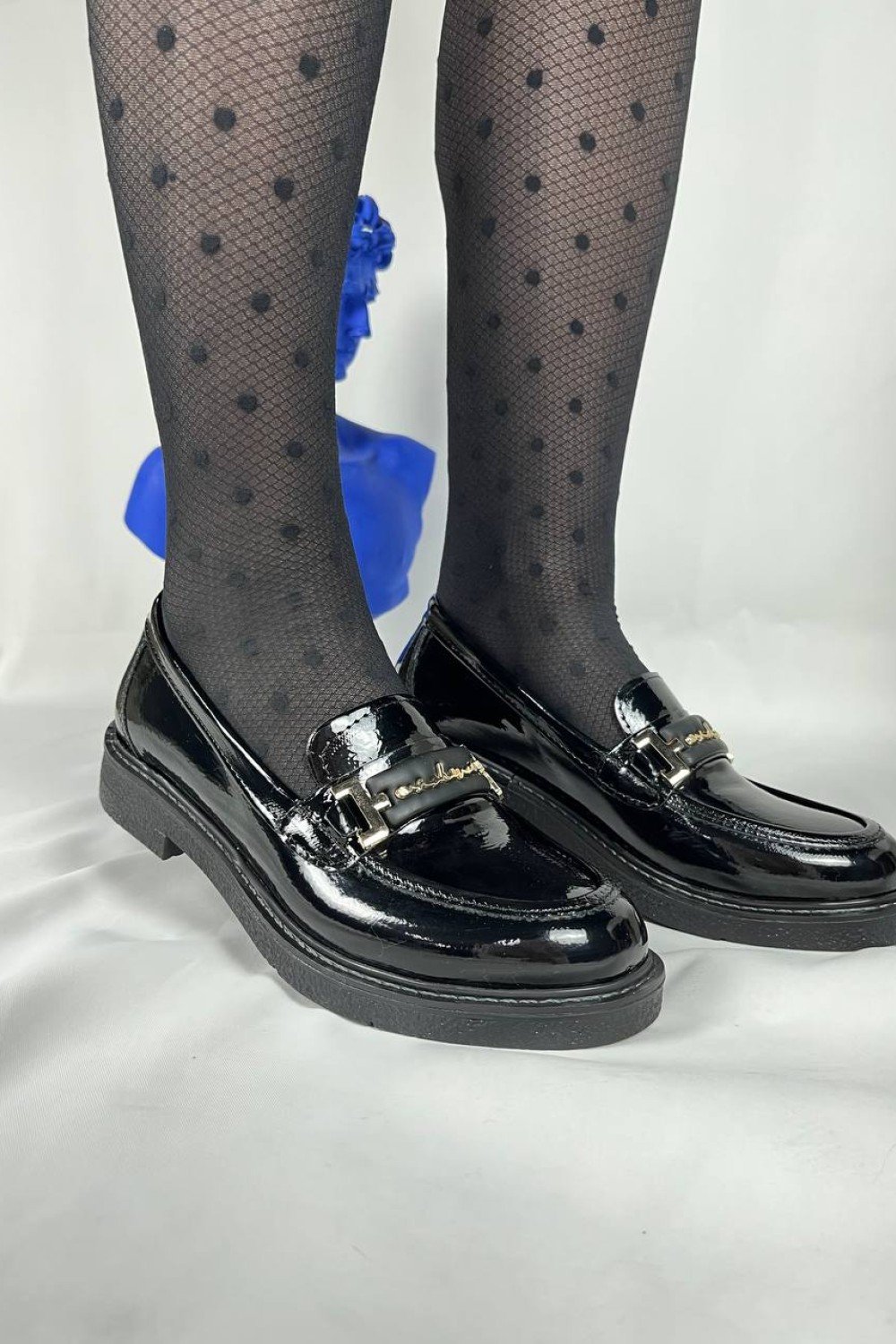 KB-803 Kuback Kömür Rugan Günlük Kadın Babet