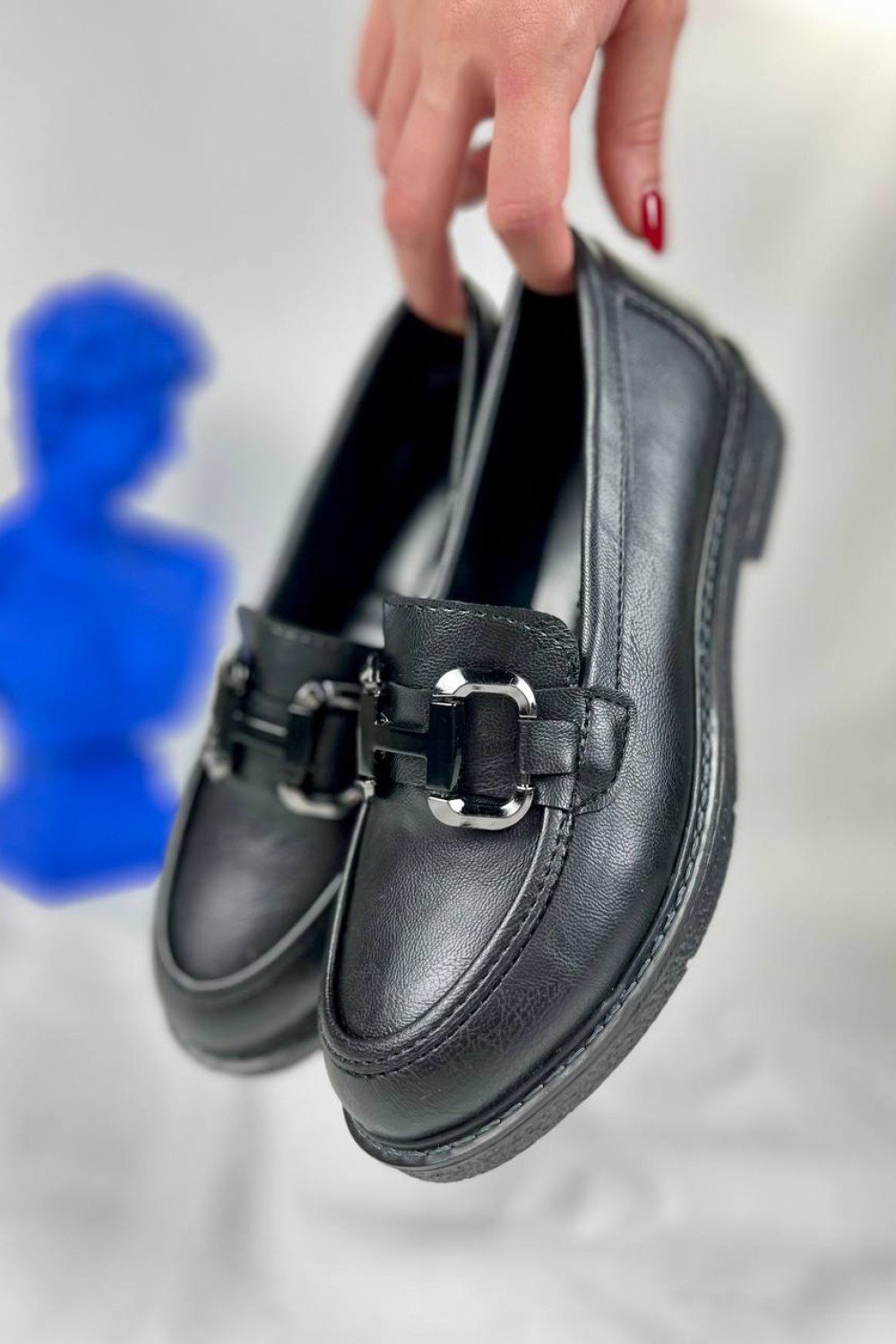 KB-805 Kuback Kömür Cilt Günlük Kadın Babet