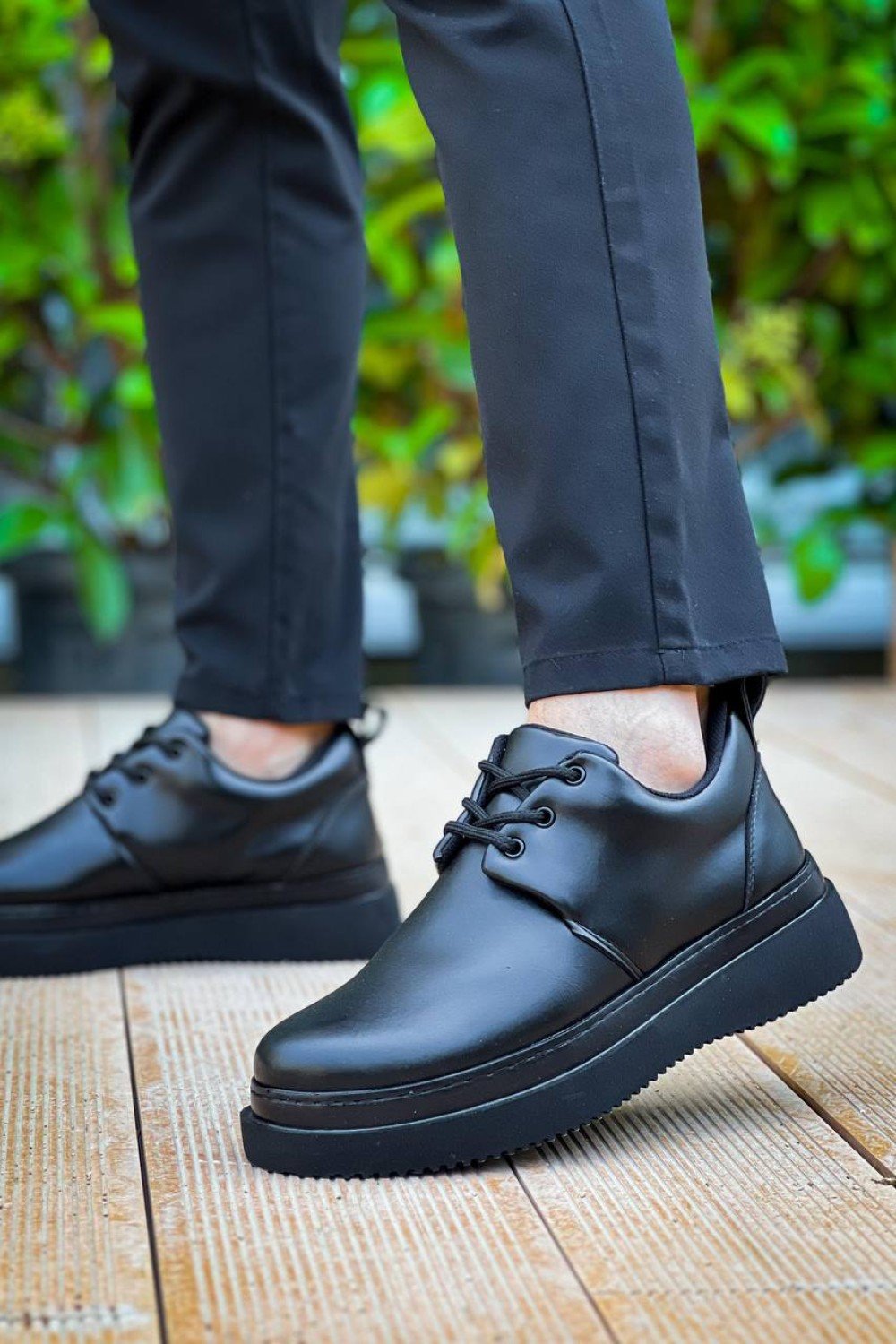 KB-X3 Kuback Siyah Cilt Siyah Taban Bağcıklı Günlük Erkek Ayakkabı KB-X3 Kuback Siyah Cilt Siyah Taban Bağcıklı Günlük Erkek Ayakkabı