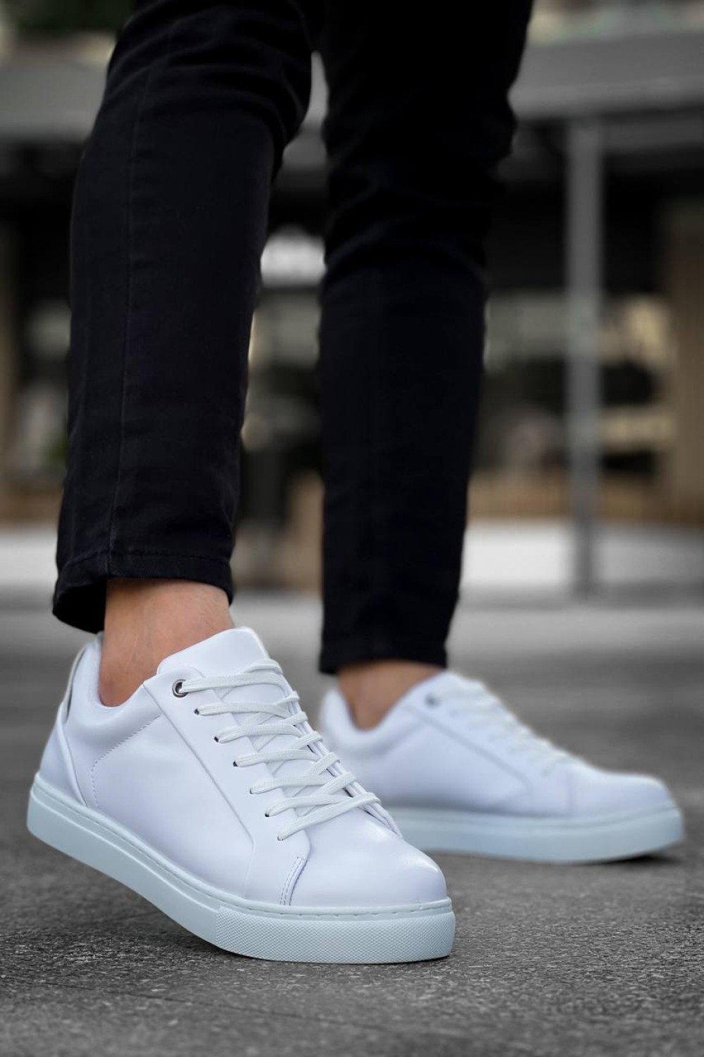 KB-BX1 Kuback Beyaz Cilt Yüksek Beyaz Taban Günlük Erkek Ayakkabı KB-BX1 Kuback Beyaz Cilt Yüksek Beyaz Taban Günlük Erkek Ayakkabı