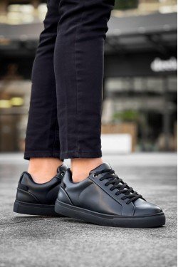 KB-BX1 Kuback Siyah Cilt Yüksek Siyah Taban Günlük Erkek Ayakkabı KB-BX1 Kuback Siyah Cilt Yüksek Siyah Taban Günlük Erkek Ayakkabı
