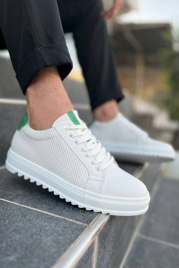 KB-DX2 Kuback Beyaz Deri Günlük Erkek Ayakkabı