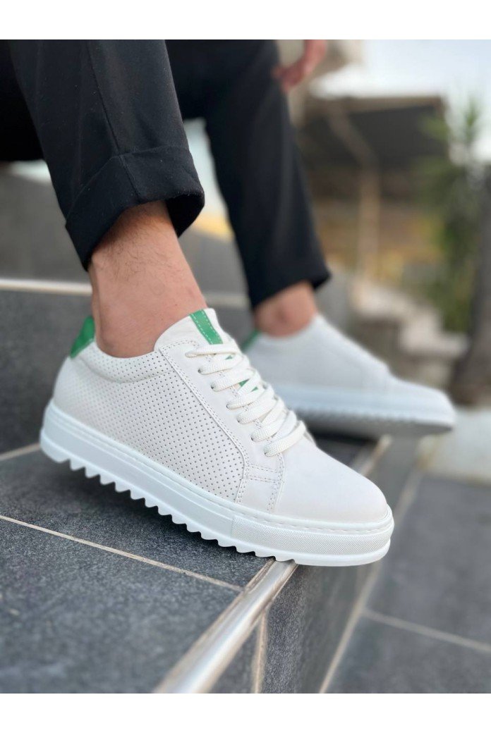 KB-DX2 Kuback Beyaz Deri Günlük Erkek Ayakkabı