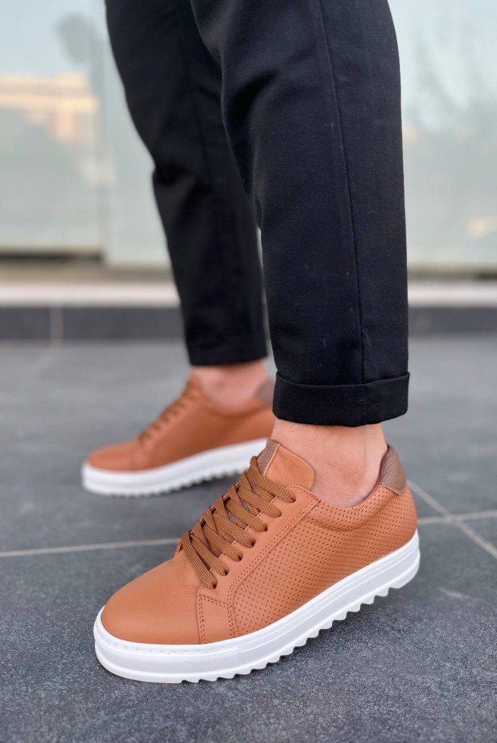 KB-DX2 Kuback Taba Deri Günlük Erkek Ayakkabı