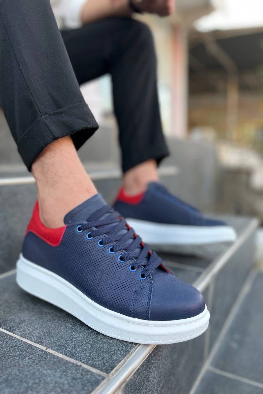 KB-DX3 Kuback Lacivert Deri Günlük Erkek Ayakkabı KB-DX3 Kuback Lacivert Deri Günlük Erkek Ayakkabı