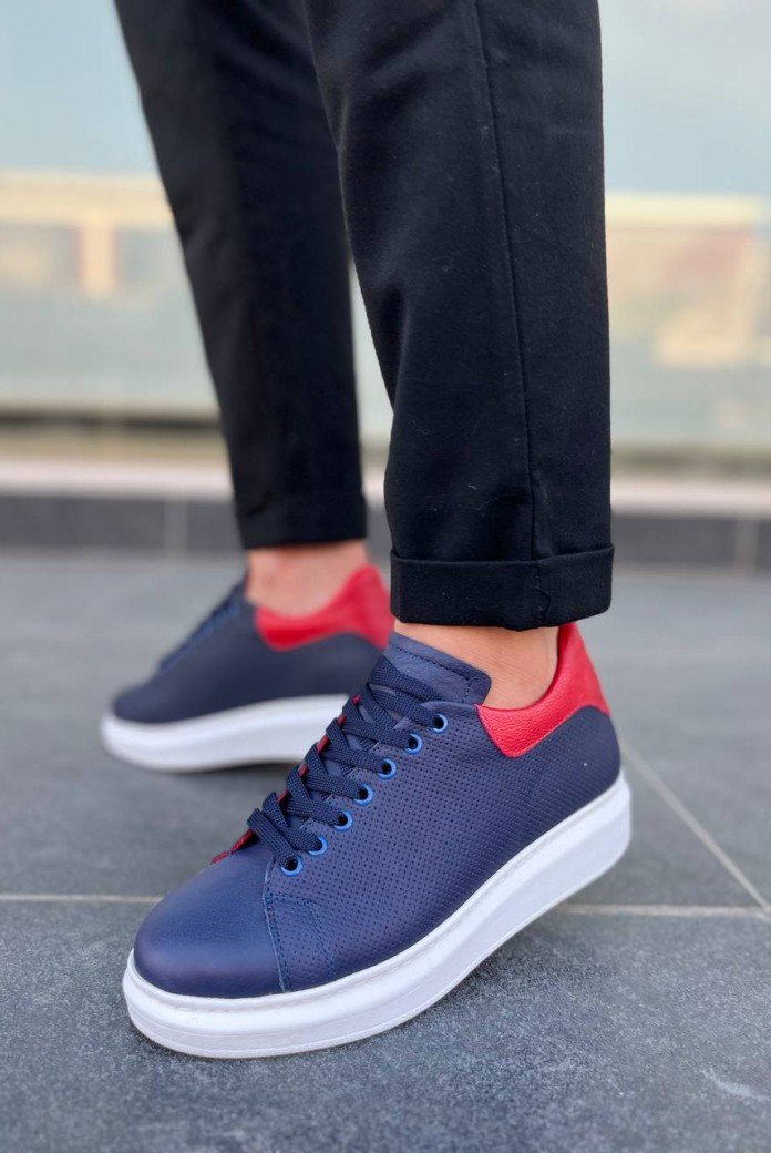 KB-DX3 Kuback Lacivert Deri Günlük Erkek Ayakkabı