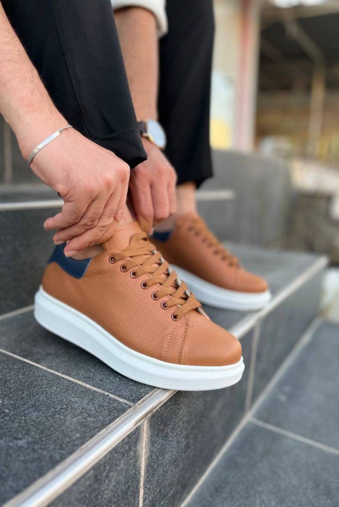 KB-DX3 Kuback Taba Deri Günlük Erkek Ayakkabı