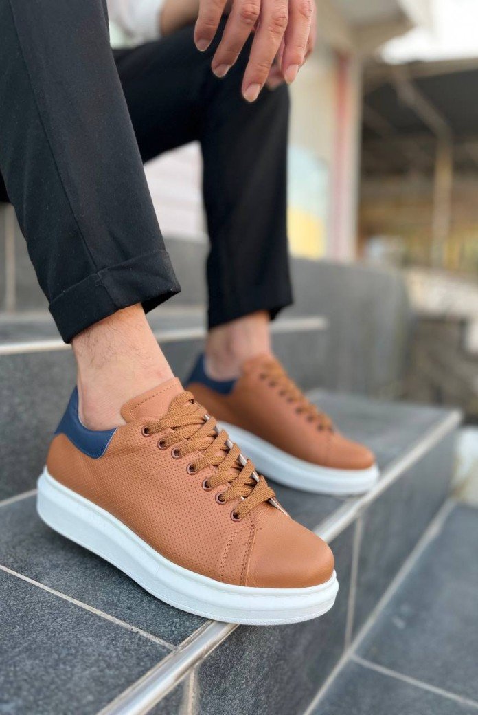 KB-DX3 Kuback Taba Deri Günlük Erkek Ayakkabı