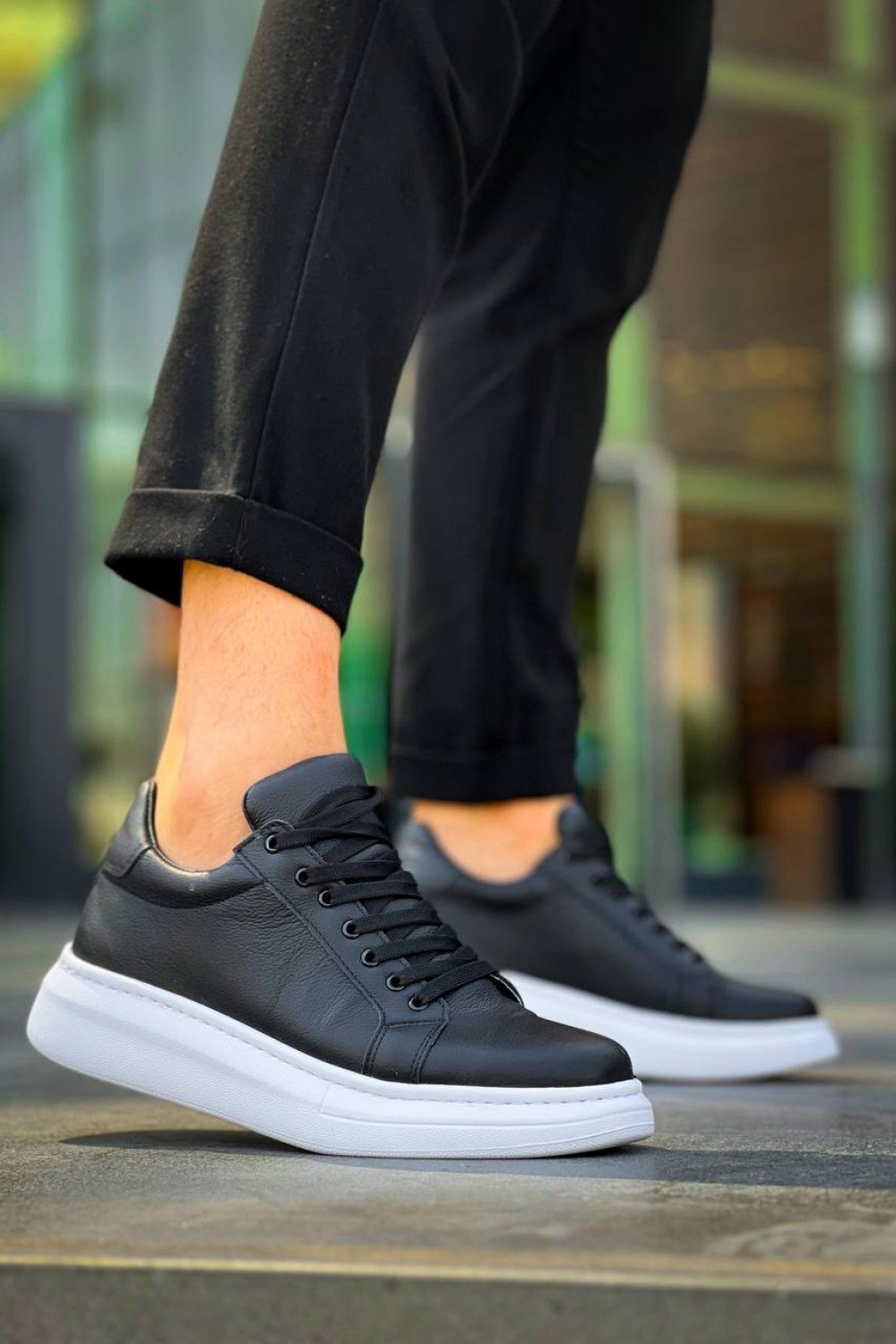 KB-DX46 Kuback Siyah Deri Günlük Erkek Ayakkabı KB-DX46 Kuback Siyah Deri Günlük Erkek Ayakkabı