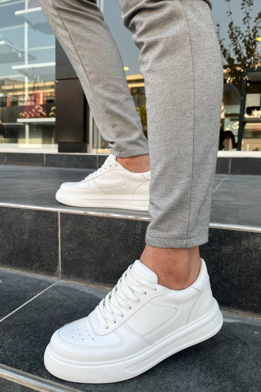 KB-DX8 Kuback Beyaz Deri Günlük Erkek Ayakkabı KB-DX8 Kuback Beyaz Deri Günlük Erkek Ayakkabı