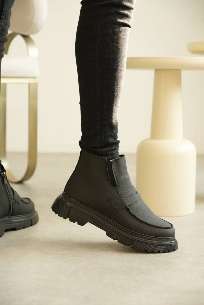 KB-K1 Kuback Kömür Cilt Günlük Erkek Bot