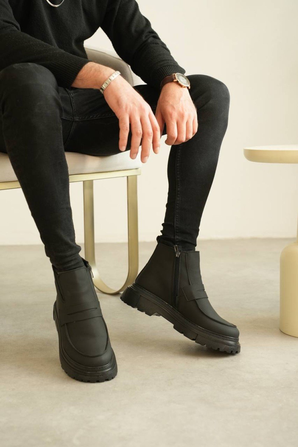 KB-K1 Kuback Kömür Cilt Günlük Erkek Bot KB-K1 Kuback Kömür Cilt Günlük Erkek Bot